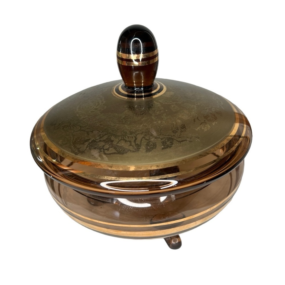 Vintage Candy Dish with Lid